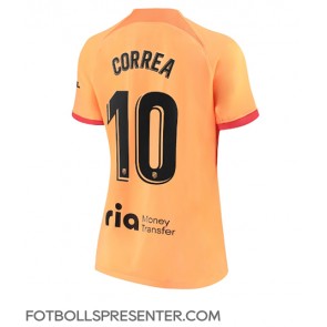 Atletico Madrid Angel Correa #10 Tredje Matchtröja Dam 2022-23 Kortärmad